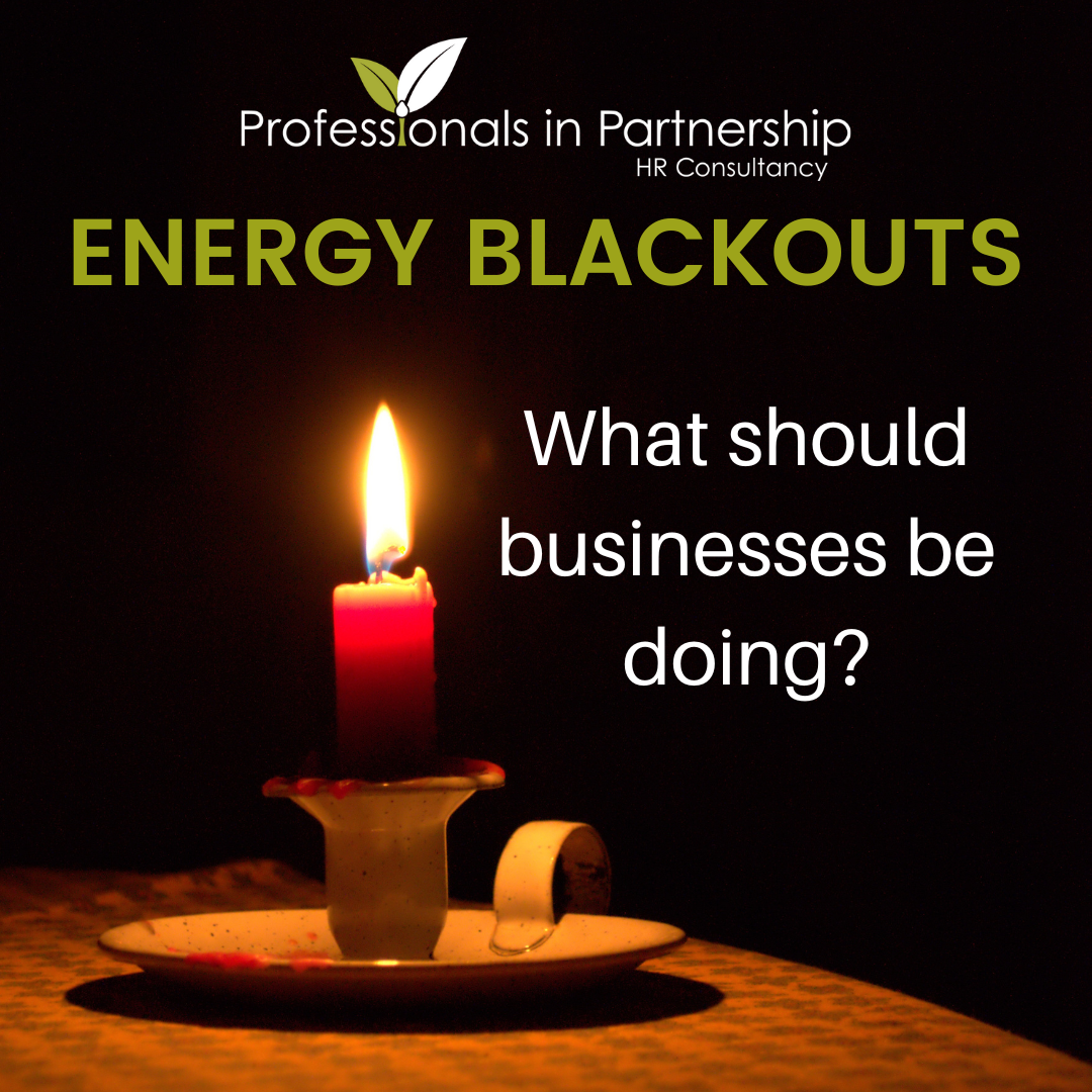 Energy Blackouts… What should businesses be doing?